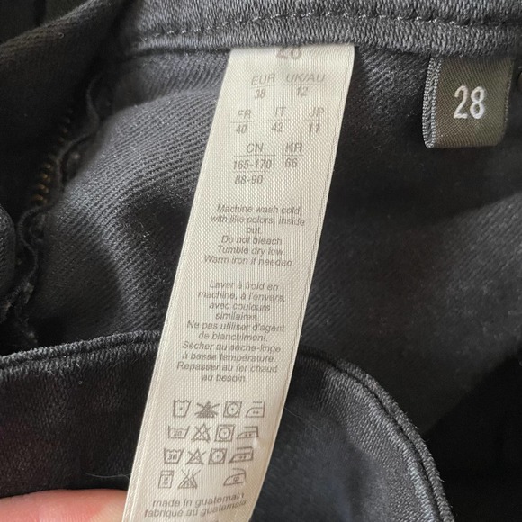 SPANX The Signature Straight Black Pants Side Zip - 28 - Picture 8 of 8